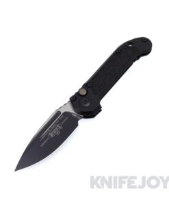 MICROTECH 1135-1T Auto L.U.D.T. GEN III Auto Black Standard Blade with Black Aluminum Handles