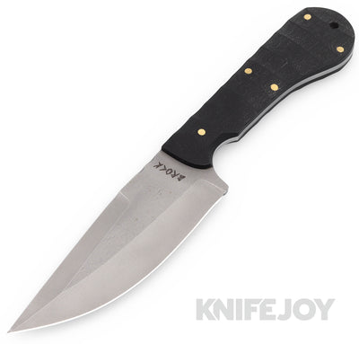 Brock Knives Street Badger Fixed Blade CPM-3V Blade with Black G10 Handles