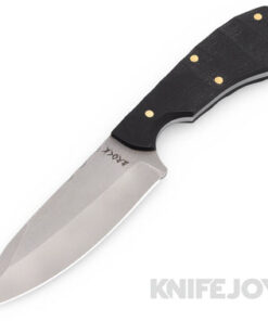 Brock Blades Double D Fixed Blade CPM 3V Blade with Black G10 Handles