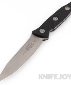 MICROTECH 113-10AP Fixed Blade SOCOM Alpha Single Edge Apocalyptic Standard Blade with Black G10 Handles