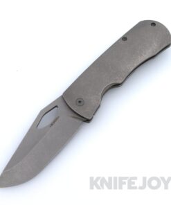McNees Knives Dixon 3.75" Stonewash Magnacut Blade and Stonewash Titanium Handles
