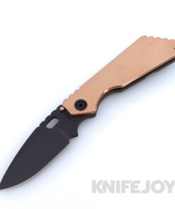Mick Strider Knives SMF with Black Magnacut Blade and Smooth Copper Handle