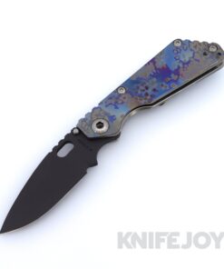 Mick Strider Knives SnG Black Blade with Partizan Full Titanium Handle
