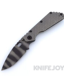 Mick Strider Knives SMF Tiger Stripe New Top Swedge Magnacut Blade with Double Gunner Grip Titanium Handle