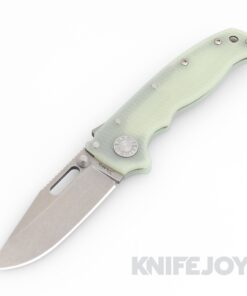 Demko Knives AD20.5S35VNNATG10-CP S35VN Clip Point Blade with Natural G10 Handles
