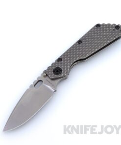 Mick Strider Knives SMF Stonewash Magnacut Blade with Double Gunner Grip Titanium Handle