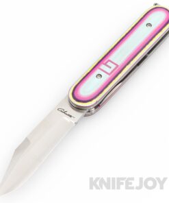 Chuck Gedraitis Custom Knives Switch Army Switchblade Knife CPM 154 Blade with Retro G10 Scales/ TI Liners Spacers and Spring