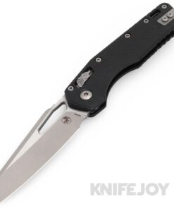 MICROTECH Standard Issue 210-10APFLGTBK MSI Ram Lock Folder Single Edge Apocalyptic Standard Blade with Fluted Black G10 Handles