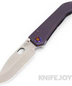 Medford Knives 187DP Texas Blade Show 2024 D2 Tumbled Blade with Cement Rounded Contoured Handles/ Flamed Hardware and Clip