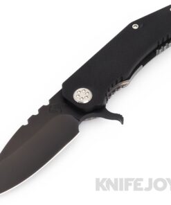 Medford Knives 187F Texas Blade Show 2024 Flipper Deployment D2 DLC Blade with Black G10 Handles/ Standard Hardware and Clip