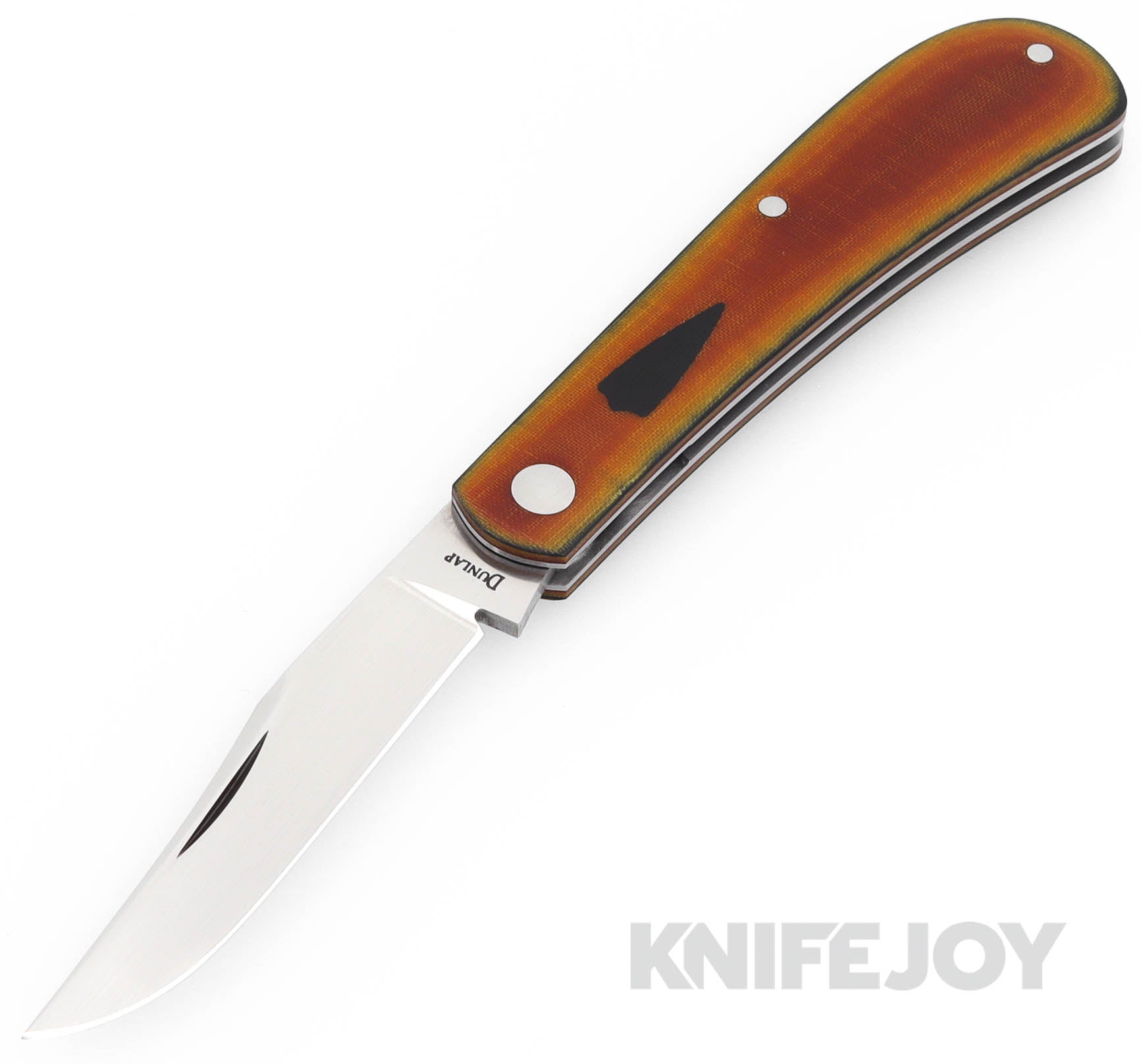 Jim Dunlap Custom Knives Shadow Trapper Slip Joint CPM 154 Blade with Vintage Westinghouse Handles