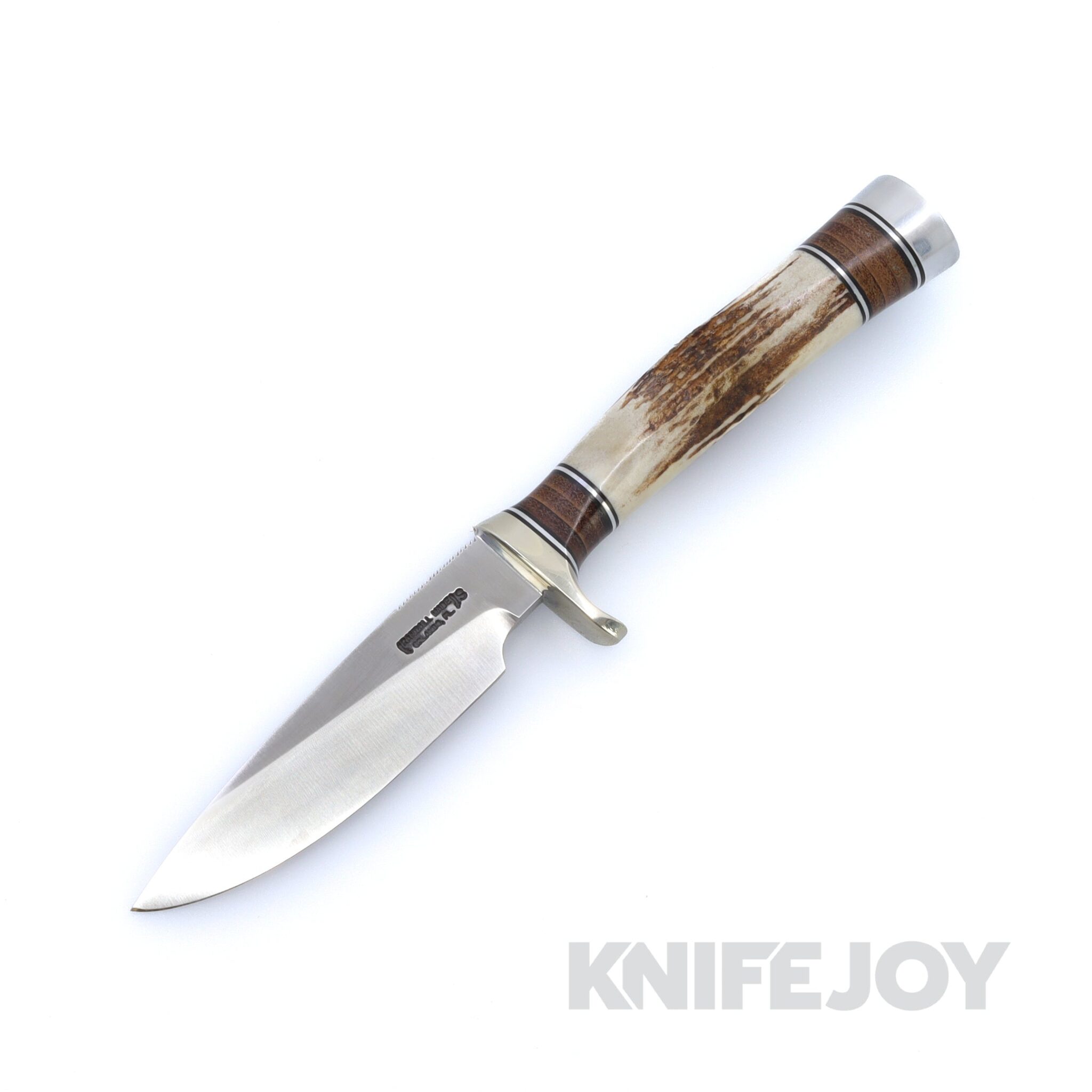 Randall Made Knives Model 26 Pathfinder Stainless Blade with Nickel Silver Single Hilt and Stag Handle