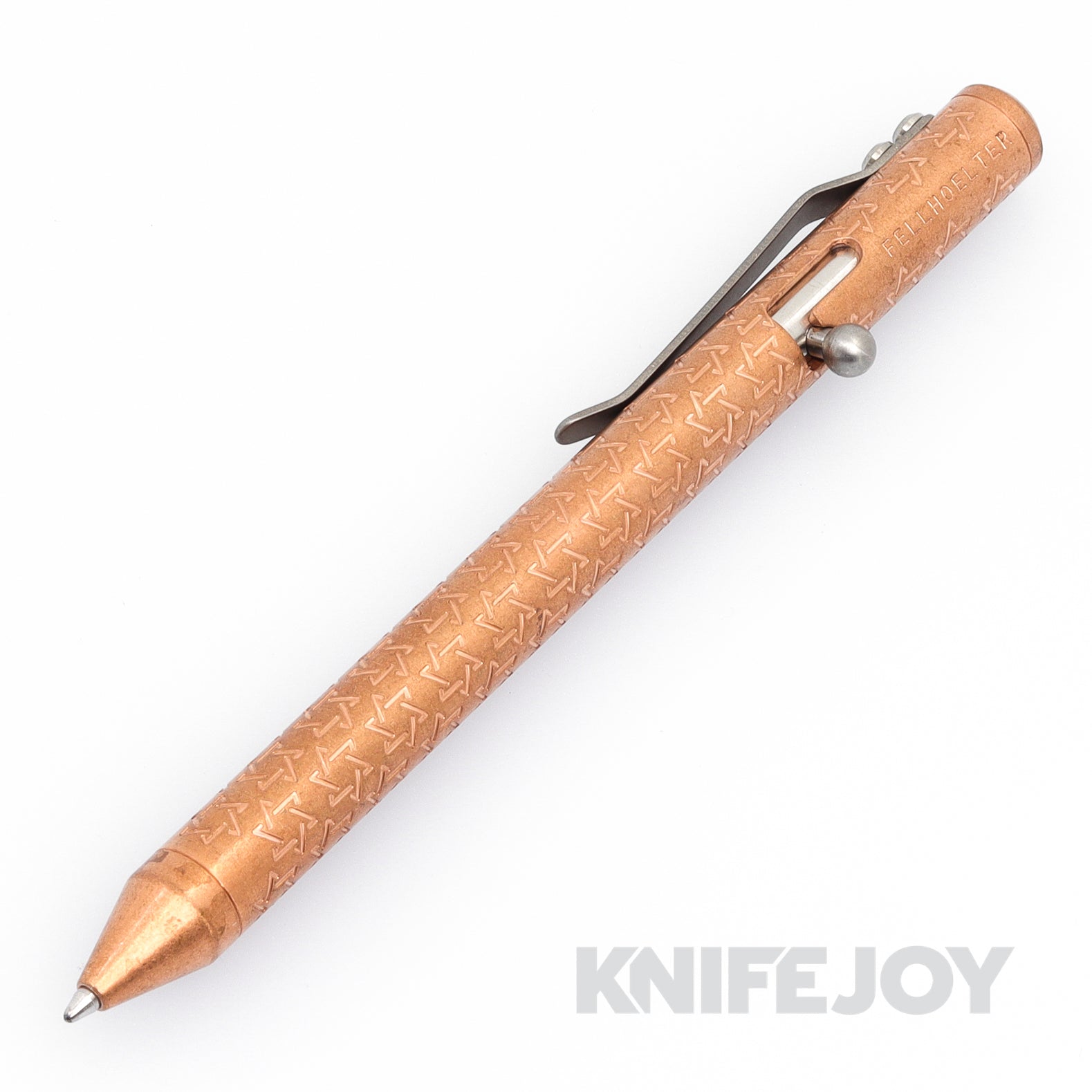Fellhoelter Tibolt Full Size Engraved Star of David Copper Pen