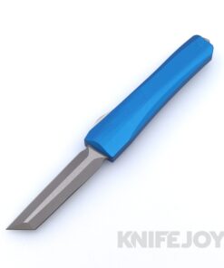 Core Edge 0331 Delta Blue OTF Aluminum Chassis with Magnacut Double-Edge Tanto and Stainless Hardware