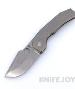 Zermeno Knives MAC Tyr Stonewash Magnacut Blade with Stonewash Titanium Handles
