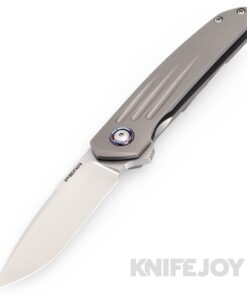 Enrique Pena Custom Cobra Flipper Plain Satin Blade with Titanium Scales/ Dark Zircuti Clip