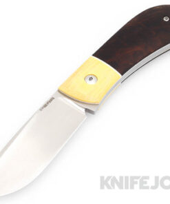 Enrique Pena Custom Knife Plain Blade with Wood Handles/ Leather Sheath