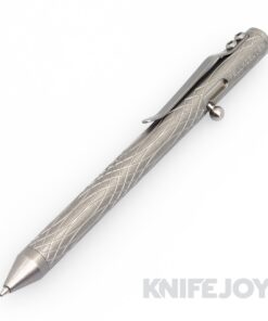 Fellhoelter Tibolt Full Size Sine Waves Engraved Titanium Pen