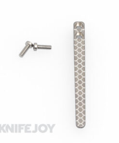 Fellhoelter Full Size Titanium Milled BABY Dragon Pocket Clip Stonewash Finish
