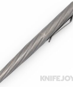 Fellhoelter The Mark 22 Black Charpie with Stonewash Titanium Engraved Spiral Fluted MZZ