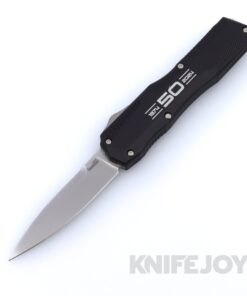 Kershaw 9000K50 Matt Diskin Livewire OTF Automatic CPM Magnacut Blade with Black 50th Anniversary Aluminum Handles