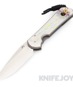 Chris Reeve Knives Large Sebenza 31 Cabochon Drop Point with Unique Graphic Handles/ Onyx