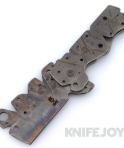 RichMade Knives Large Zombie Killer Folder D2 Blade with Titanium Handles and Standoffs