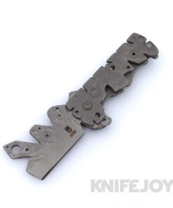 RichMade Knives Medium Skeleton Zombie Killer D2 Blade with Titanium Handles and Standoffs