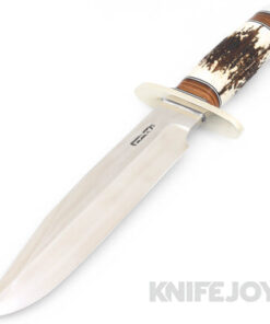 Randall Made Knives Model 12-9 #14  Sportsman Bowie Fixed Blade Stainless Steel Blade with Stag Handles