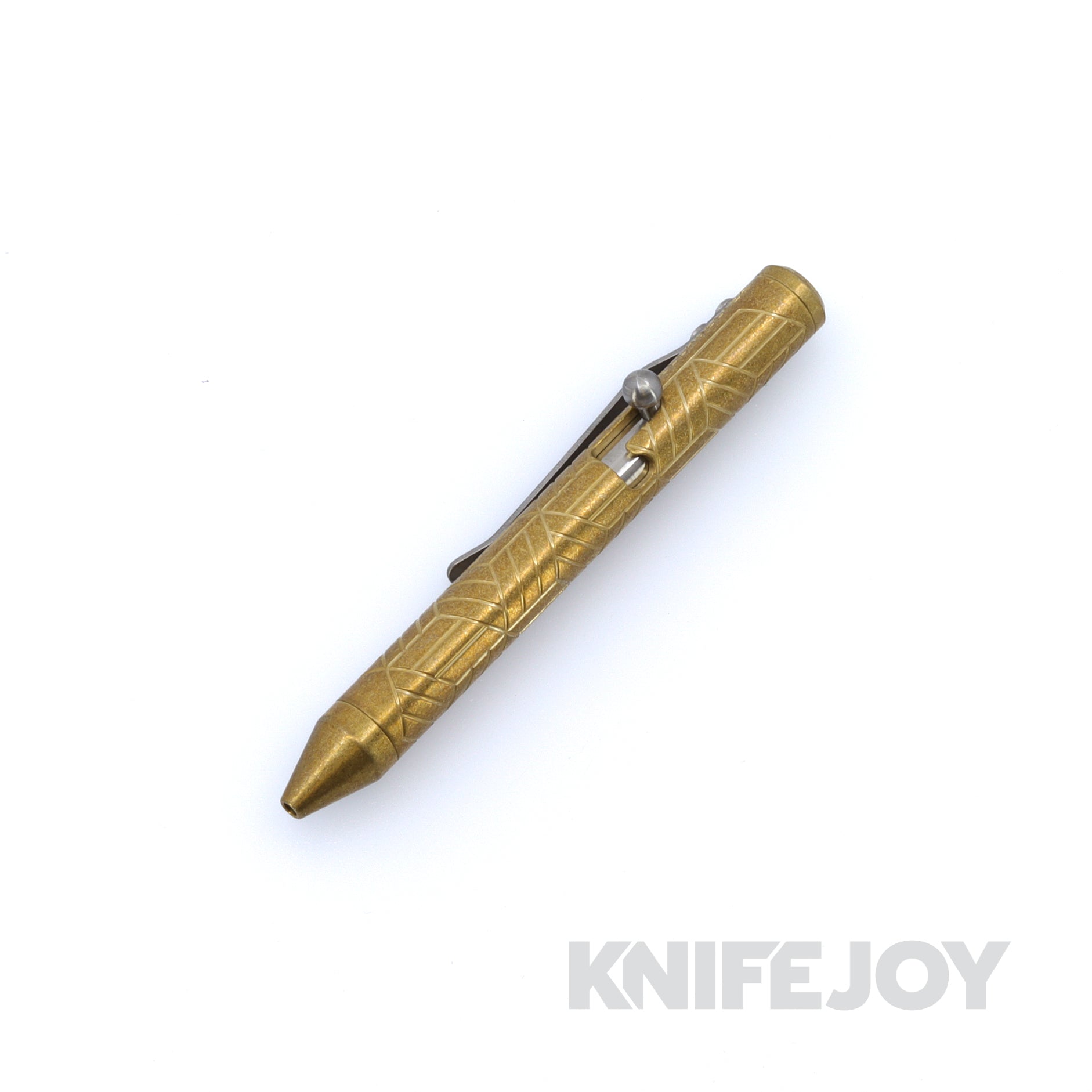 Fellhoelter TiBolt Tiny Pen Iso Brass Full Engraved TinyBolt
