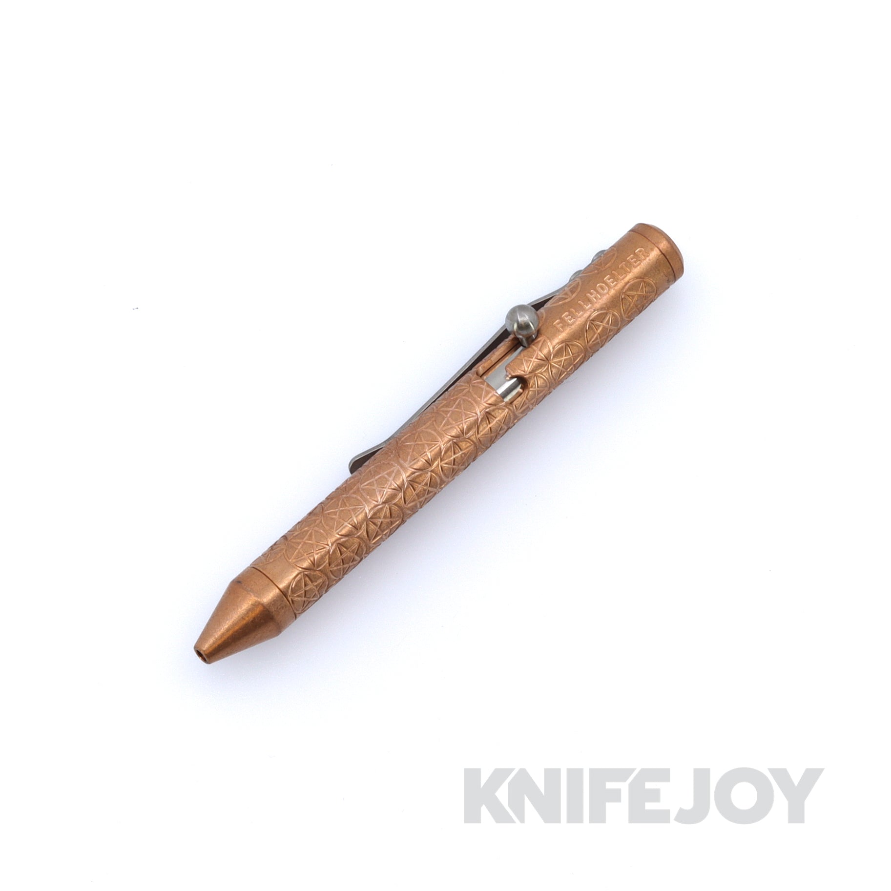Fellhoelter TiBolt Tiny Pen Copper Pentagram Full Engraved TinyBolt