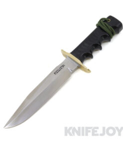Randall Made Knives Model 16 SP#1 Special Fighter Stainless Blade with Black Finger Grip Micarta Handles