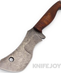 T.M. Hunt Custom Knives M14 Fixed Blade with Curly Maple Inlay Handles