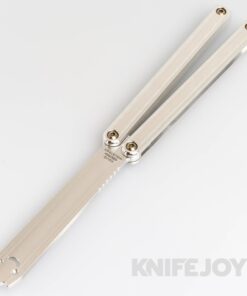 Squid Industries Knives Squiddy-AL Trainer Balisong Butterfly 6061 Al Alloy Blade with 6061 Al Alloy Textured Handles
