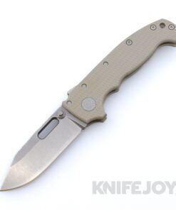 Demko Knives MGAD20 V2 Clip Point Magnacut Blade with Tan Textured G10 Handles