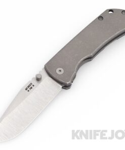 McNees Knives PM Mac2 3.5"- Gen2 Hand Ground Magnacut Spearpoint Blade and Atomic Stonewash Smooth Titanium Handles