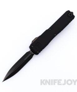 MICROTECH 1122-1DLCTSH Ultratech ZBP OTF Double Edge Standard DLC Blade with Shadow Aluminum Handle