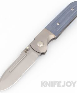 Terrain 365 T365-10514 Invictus ATB Framelock Folder Stonewash Blade with Marine Grey G10 Handles