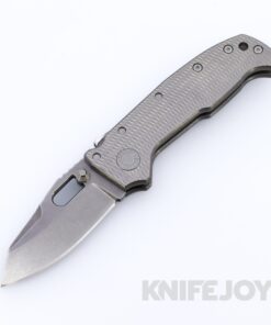 Demko Knives MGAD20 Compact Magnacut WhaleShark Blade with Textured Titanium Handles