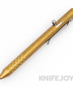 Fellhoelter TiBolt Full Size Engraved Standard Dots Brass Pen