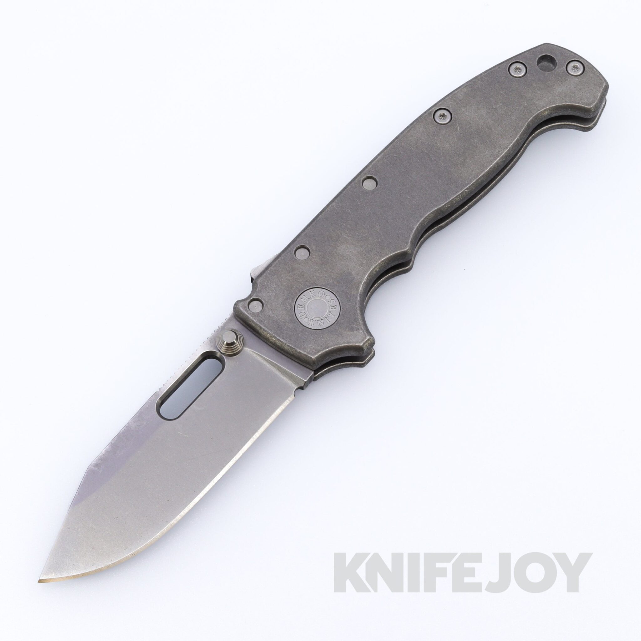 Demko Knives MGAD20 V2 Clip Point Magnacut Blade with Titanium Smooth Handles