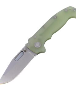 Demko Knives MGAD20S Clip Point Magnacut Blade with Natural Textured G10 Handles