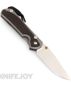 Chris Reeve Knives Large Sebenza 31 Drop Point LEFT HAND Magnacut Blade with Macassar Ebony Inlay/ Titanium Handles