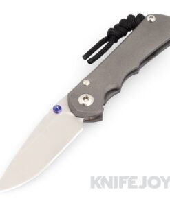 Chris Reeve Small Inkosi Knife Plain Drop Point Magnacut Blade with Plain Titanium Handles