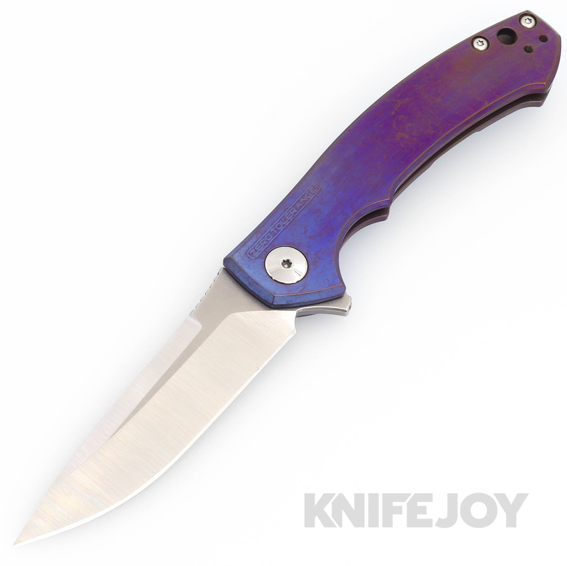Zero Tolerance Knives ZT 0450 S35VN Blade with BoatRight Bladeworks Fade Anodized Titanium Handles