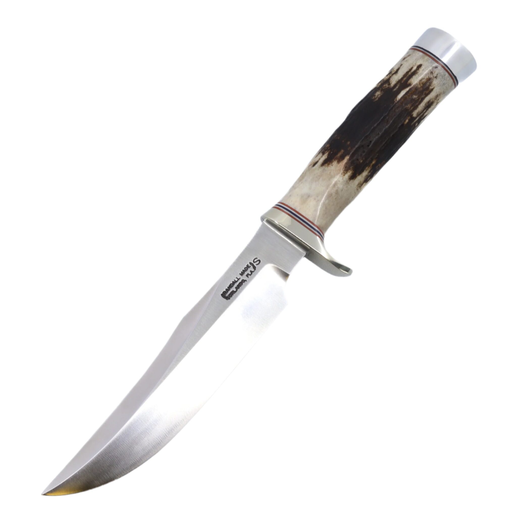 Randall Made Knives Model 12-6 Little Bear Bowie with Stag Handle