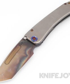 Medford Knives Marauder-H S45VN Vulcan Tanto Blade with Tumbled Contoured Handles/ Flamed Hardware and Clip