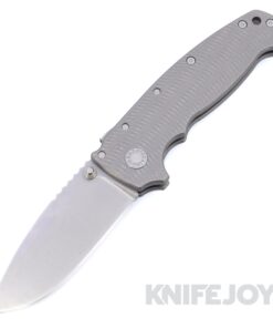 Demko Knives MGAD20 XL Drop Point Magnacut STUD ONLY Blade with Titanium Textured Handles