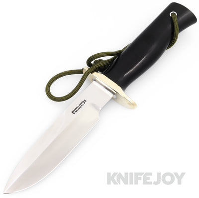 Randall Made Knives Model Combat Companion Stainless Steel Blade with Black Micarta Handle/ Brown Sheath