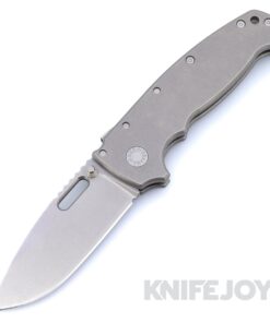 Demko Knives MGAD20 XL Drop Point Magnacut Blade with Titanium Smooth Handles